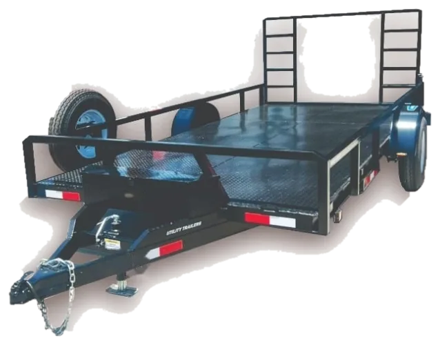 Remolque cama baja de plataforma con rampa