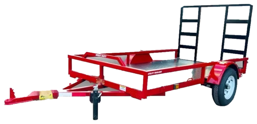 Remolque cama plana con rampas